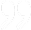 Black square with white quotation marks.